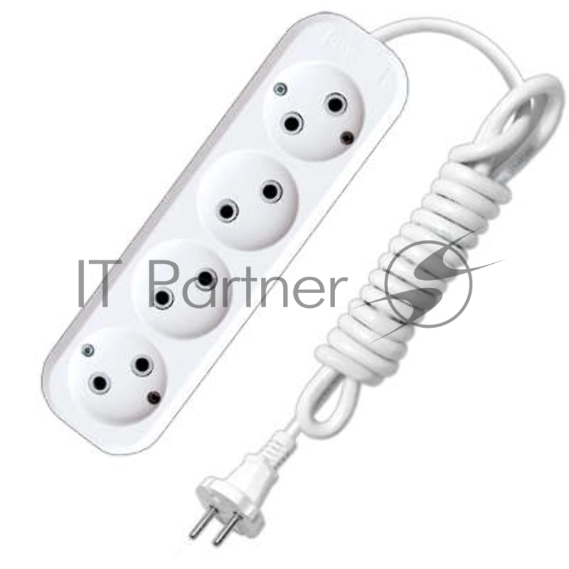 Удлинитель 4х2 м без заземл. 10А IP20 Е-204 АБС-пл. ПВС 2х0.75 UNIVersal 9634266