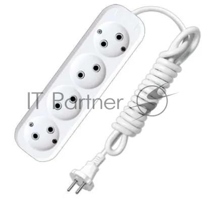 Удлинитель 4х2 м без заземл. 10А IP20 Е-204 АБС-пл. ПВС 2х0.75 UNIVersal 9634266