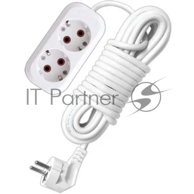 Удлинитель 2х5 м с заземл. 10А IP20 У10-553 ПВС 3х0.75 UNIVersal 553-05