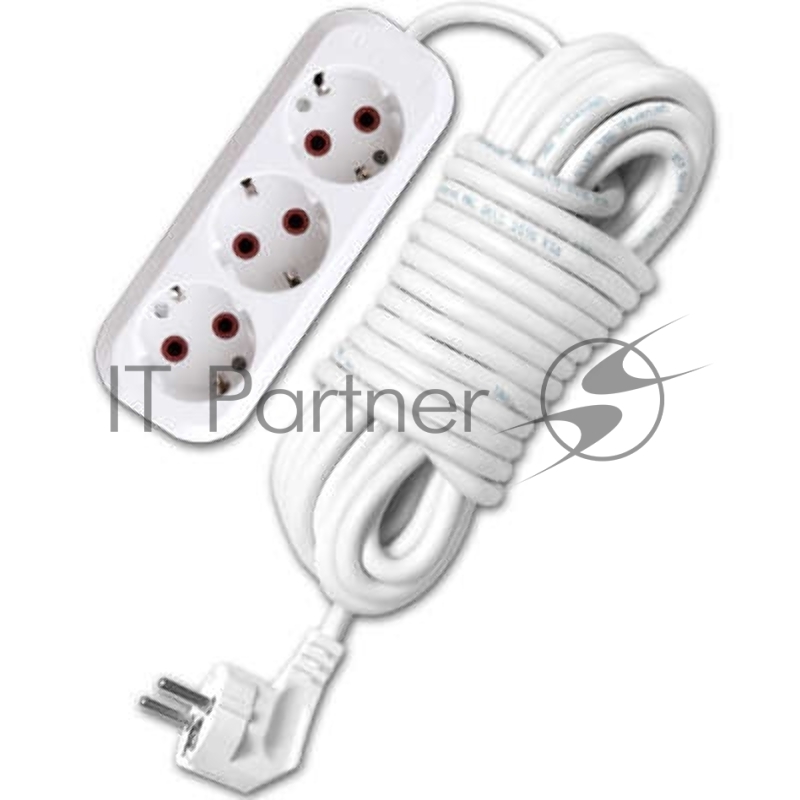 Удлинитель 3х5 м с заземл. 10А IP20 У10-554 ПВС 3х0.75 UNIVersal 554-05