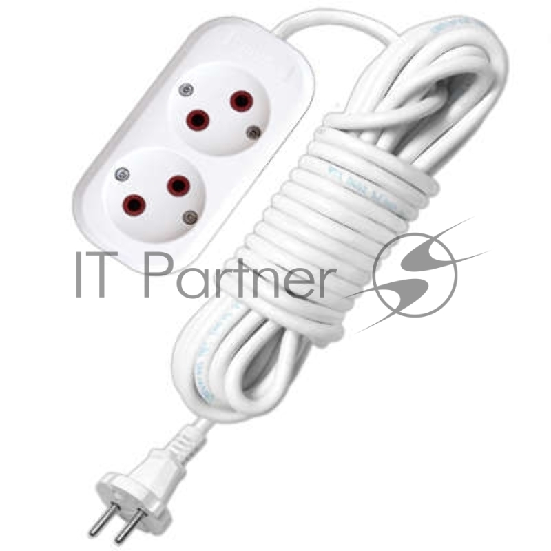 Удлинитель 2х3 м без заземл. 6А IP20 У6-011М ПВС 2х0.75 UNIVersal 011М-03