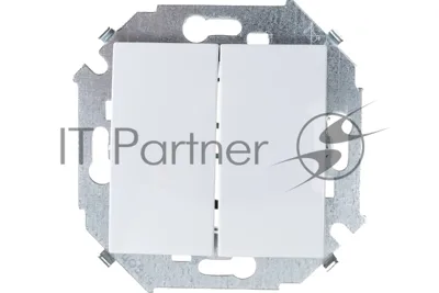 Механизм выключателя 2-кл. СП Simon15 16А IP20 бел. Simon 1591398-030