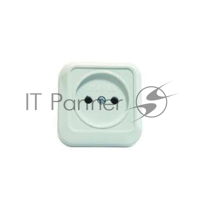 Розетка 1-м Makel ОП 16А IP20 без заземл. квадратная белый