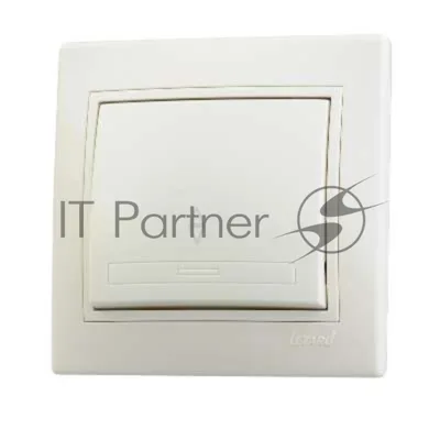 Выключатель проходной 1-кл. СП Мира 10А IP20 крем./крем. LEZARD 701-0303-105