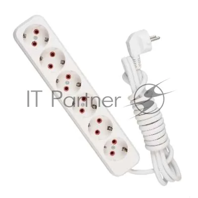 Удлинитель 6х3 м с заземл. 16А IP20 Lezard 720-0603-601