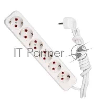 Удлинитель 6х2 м с заземл. 16А IP20 Lezard 720-0602-601