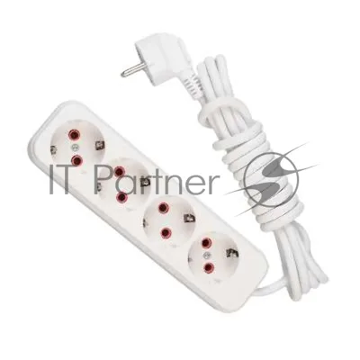 Удлинитель 4х2 м с заземл. 16А IP20 Lezard 720-0402-401