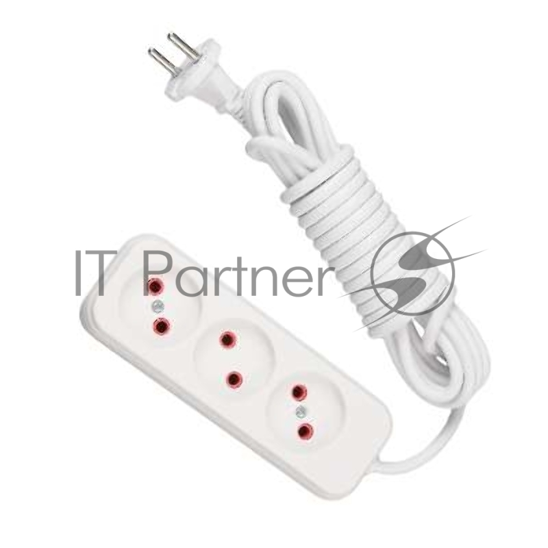 Удлинитель 3х3 м без заземл. 10А IP20 Lezard 720-0303-303