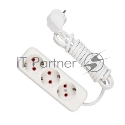 Удлинитель 3х3 м с заземл. 16А IP20 Lezard 720-0303-301