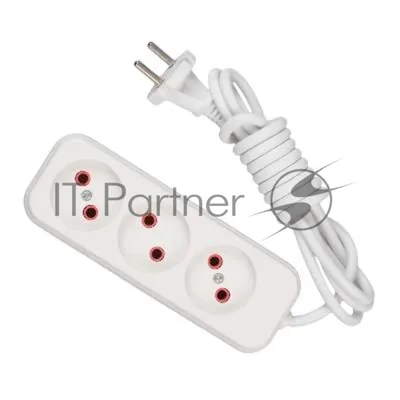 Удлинитель 3х2 м без заземл. 10А IP20 Lezard 720-0302-303
