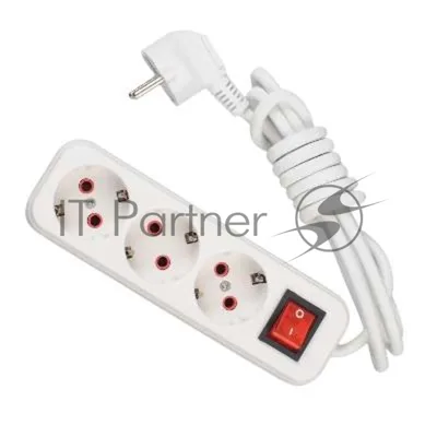 Удлинитель 3х2 м с заземл. 16А IP20 с выкл. Lezard 720-0302-302