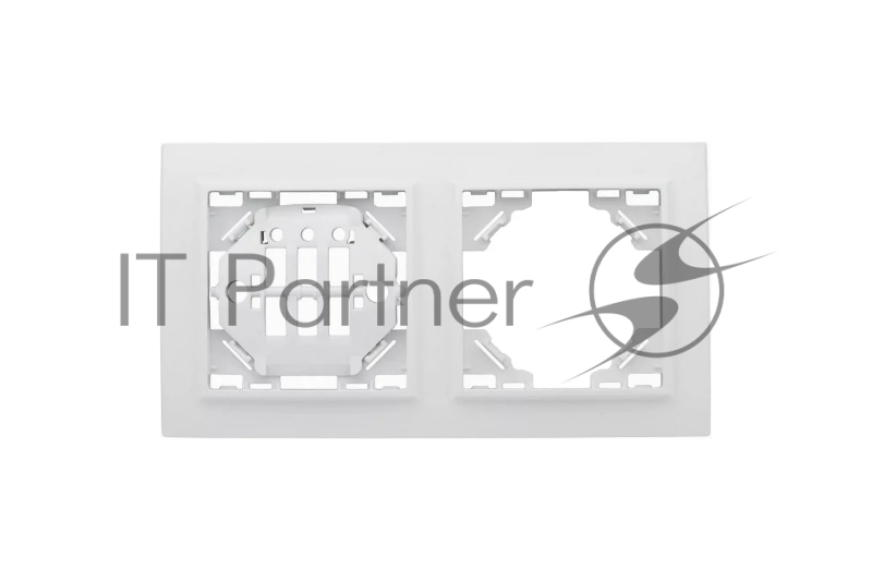 Рамка 2-м Минск горизонтальная белый Basic EKF ERM-G-302-10