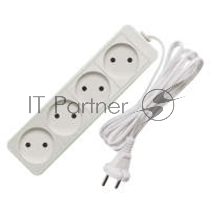 Удлинитель 4х5 м без заземл. 6А IP20 ШВВП 1.3 кВт Союз 481S-0405