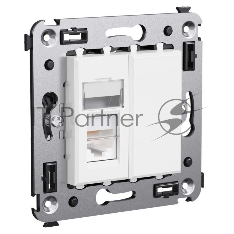 Розетка 1-м RJ-45 СП кат.5e Avanti "Белое облако" ДКС 4400463
