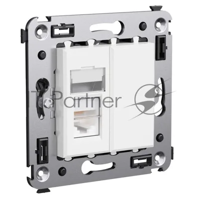 Розетка 1-м RJ-45 СП кат.5e Avanti "Белое облако" ДКС 4400463
