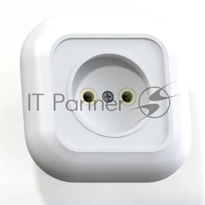 Розетка Кунцево-Электро 1-м СП Валентина 10А IP20 РС10-153 белый