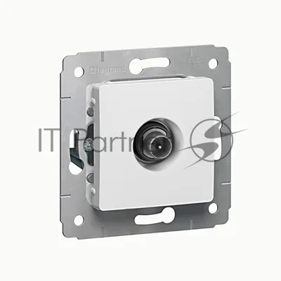 Розетка телевизионная СП Cariva оконечная 10дБ 2150/2400МГц бел. Legrand 773679