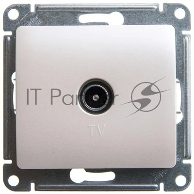 Механизм розетки TV 1-м Glossa 1DB перламутр SchE GSL000691