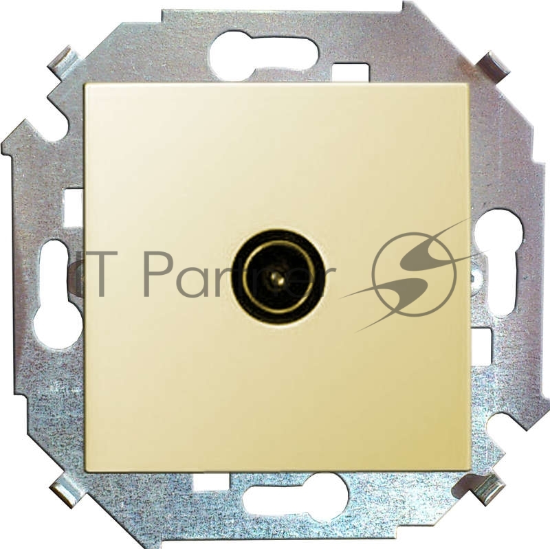 Механизм розетки TV СП Simon15 одиночная сл. кость Simon 1591475-031