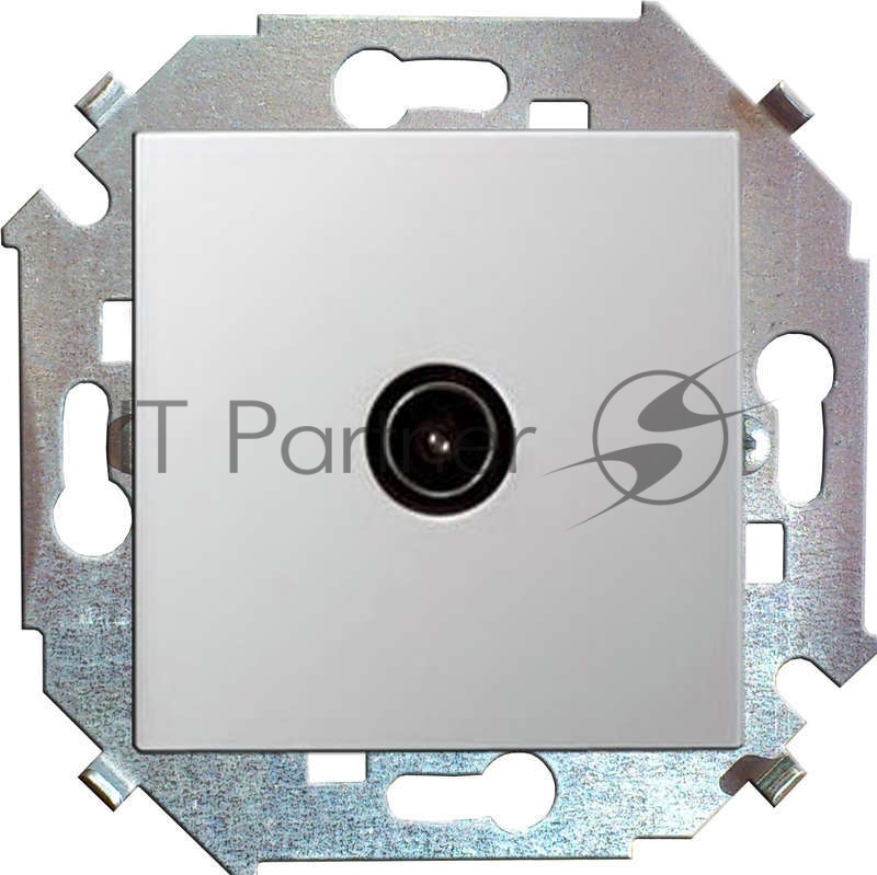 Механизм розетки TV СП Simon15 одиночная белый Simon 1591475-030