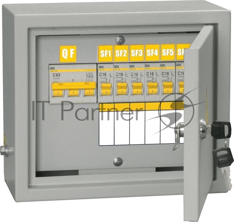 Щит ОЩВ-6/ОЩВ-3-63-6-0 (ВВ63А 6х16А) IP31 IEK MSM10-3N-06-31