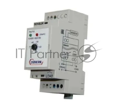 Термостат мех. для площадок; грунта; пола 16А на DIN-рейку Extherm Th-fix