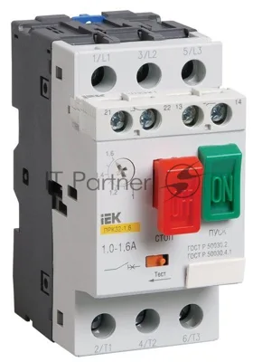 Пускатель ПРК32-6.3 In6.3А Ir4-6.3А Ue 660В IEK DMS11-D63