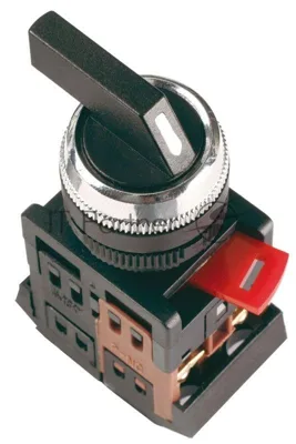 Переключатель ALCLR-22 на 3 полож. черный I-O-II 1з+1p IEK BSW10-ALCLR-3-K02