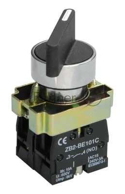 Переключатель LAY5-BJ25 на 2 полож. черный I-O дл. ручка IEK BSW70-BJ-2-K02