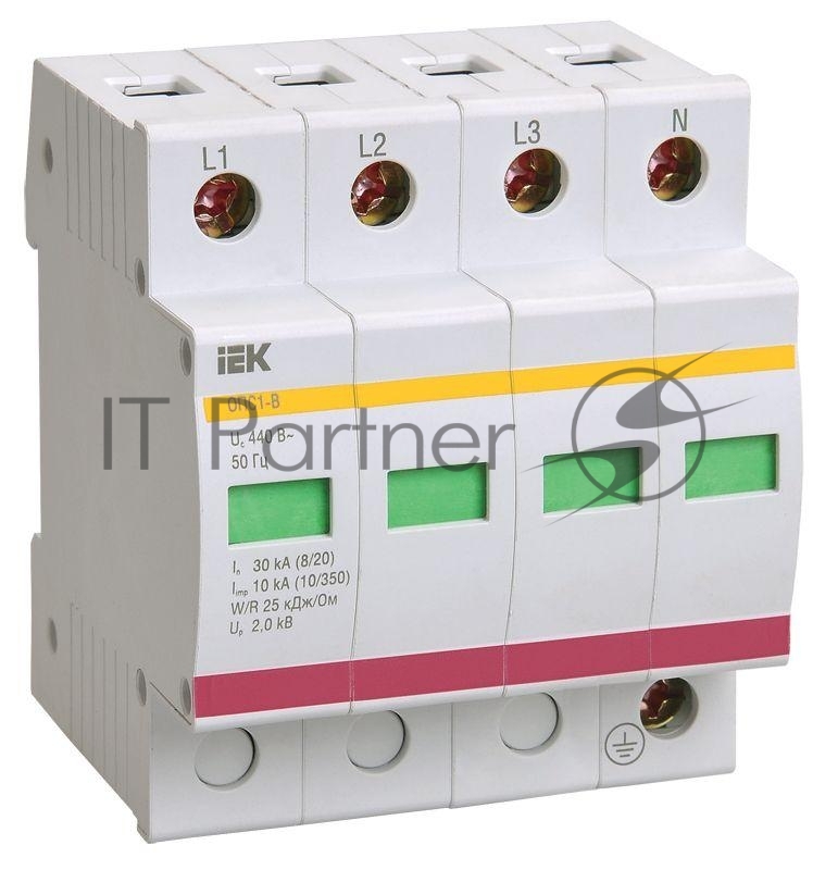 Ограничитель перенапряжения ОПС1-C 4P IEK MOP20-4-C
