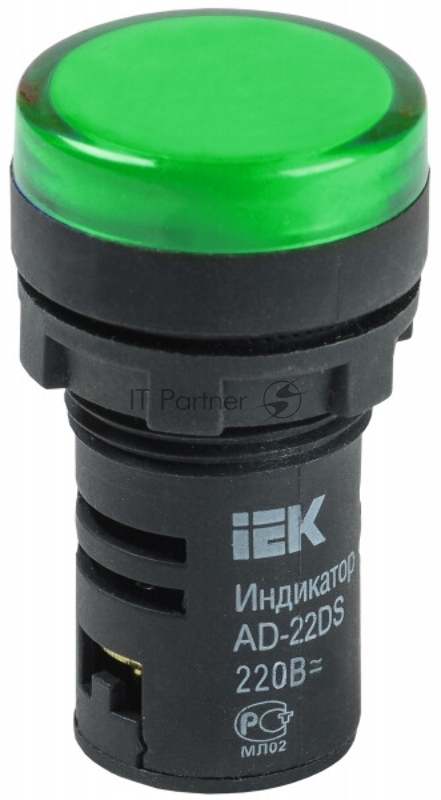 Арматура светосигнальная AD-22DS 110В AC/DC зел. IEK BLS10-ADDS-110-K06