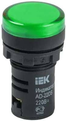 Арматура светосигнальная AD-22DS 110В AC/DC зел. IEK BLS10-ADDS-110-K06