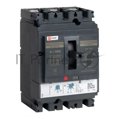 Выключатель автоматический 3п ВА-99C 250/200А 45кА EKF mccb99C-250-200