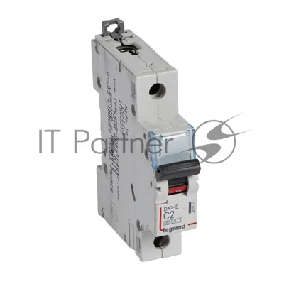 Выключатель автоматический модульный 1п C 2А 6кА DX3-E Leg 407257