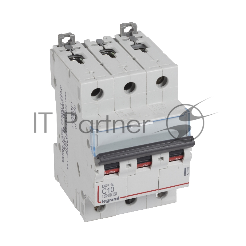 Выключатель автоматический модульный 3п C 10А 6кА DX3-E Leg 407289