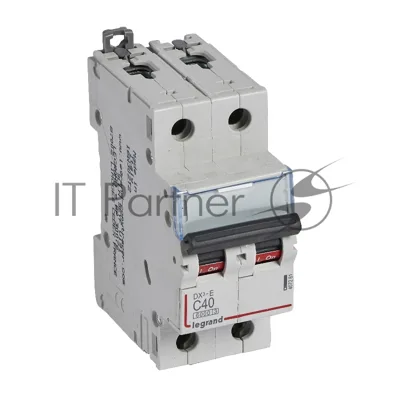 Выключатель автоматический модульный 2п C 40А 6кА DX3-E Leg 407281