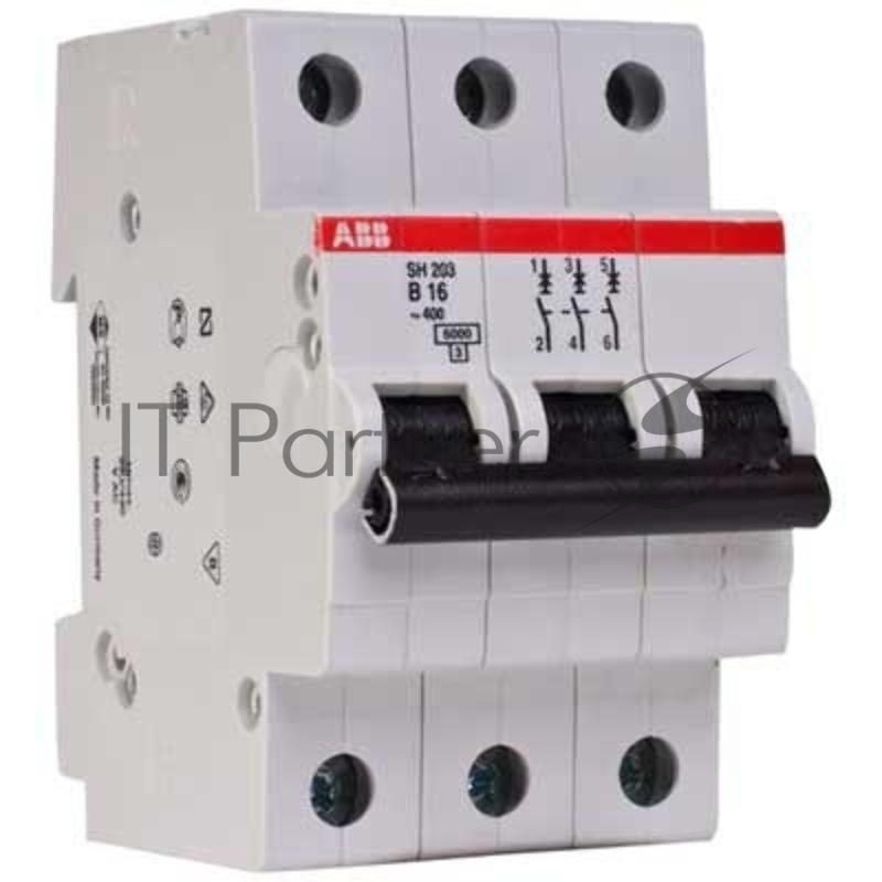 Выключатель автоматический модульный 3п C 50А 6кА SH203 ABB 2CDS213001R0504