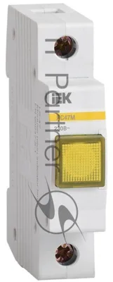 Лампа сигнальная ЛС-47М жел. IEK MLS20-230-K05