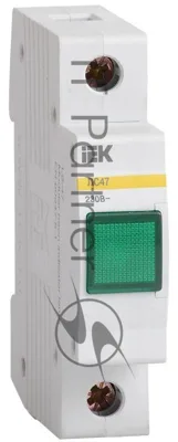 Лампа сигнальная ЛС-47 зел. IEK MLS10-230-K06