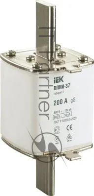 Вставка плавкая ППНИ-37 200А габарит 2 IEK DPP40-200