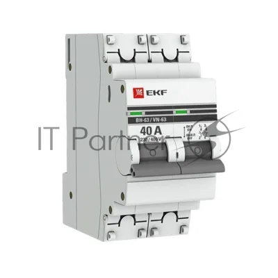 Выключатель нагрузки 2п 40А ВН-63 PROxima EKF SL63-2-40-pro