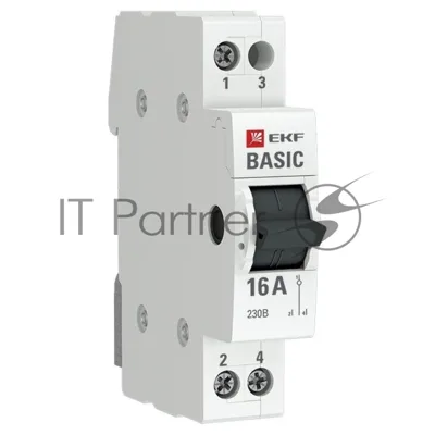 Переключатель трехпозиционный 1п 16А Basic EKF tps-1-16