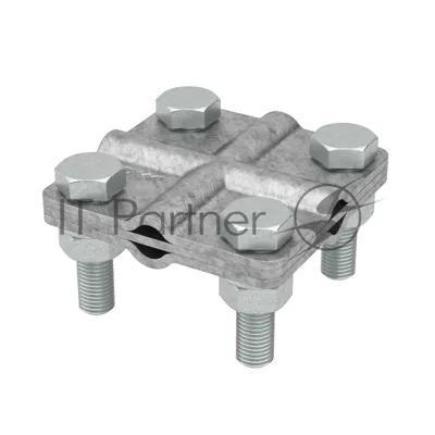 Соединитель крестовой пруток-пруток d8 ДКС NG3104