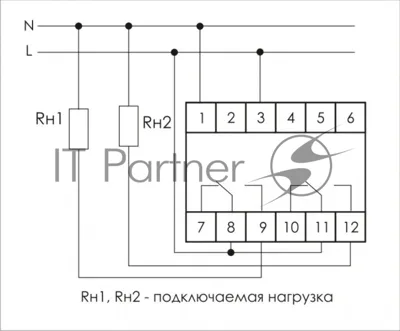 Реле времени PCR-515 (задержка вкл. 230В 2х8А 2перекл. IP20 монтаж на DIN-рейке) F&F EA02.001.006