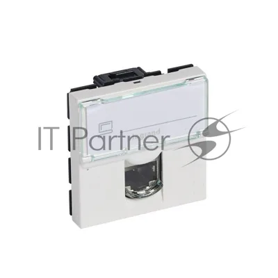 Механизм розетки информ. 1-м СП Mosaic New 2мод. RJ45 5E UTP Leg 78651/76554