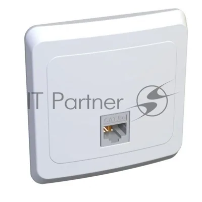Розетка компьютерная 1-м СП Этюд RJ45 бел. SchE KOMC-001B