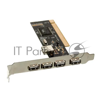 Контроллер ExeGate EXE-352 PCI, 4хUSB 2.0 ext + 1хUSB 2.0 int (OEM) EX281227RUS