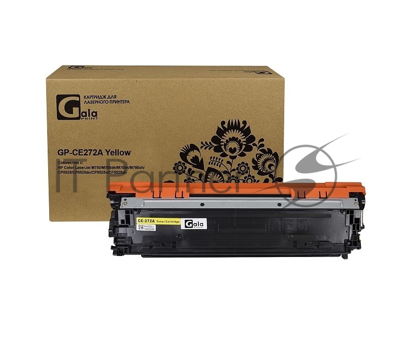 Картридж лазерный GalaPrint GP-CE272A желтый (15000 стр) для HP Color LaserJet M750/CP5525