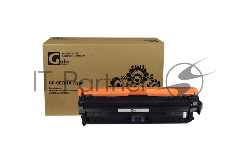 Картридж лазерный GalaPrint GP-CE741A голубой (7300 стр) для HP Color LaserJet CP5225