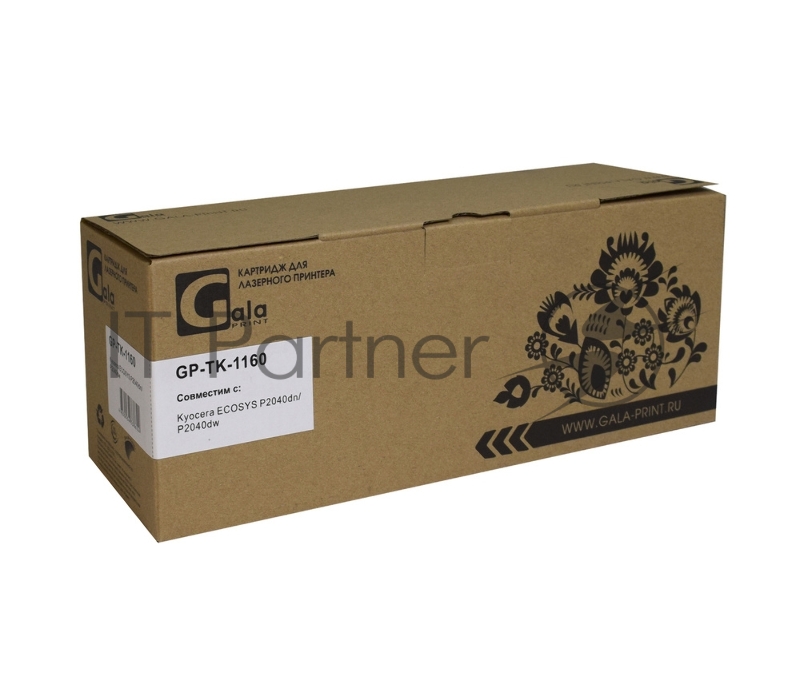 Картридж GalaPrint совместимый TK-1160 для Kyocera Ecosys P2040dn/2040dw 7200к GP